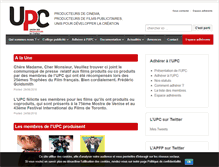 Tablet Screenshot of producteurscinema.fr